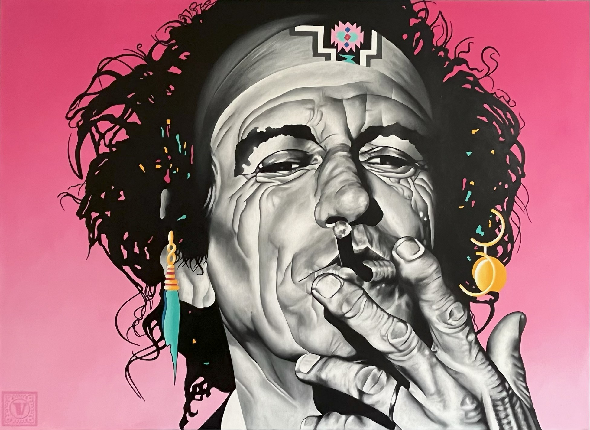 « Keith Richards » de Véro Blanc