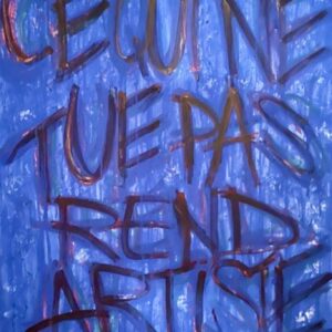 "Ce qui ne tue pas rend artiste" de Birdy Freeman (Copie)